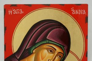 st anna icon hand painted greek orthodox