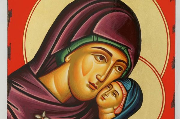 st anna icon hand painted greek orthodox