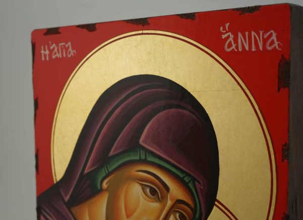 st anna icon hand painted greek orthodox