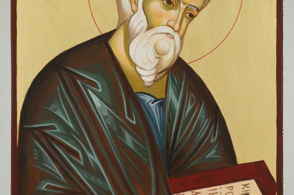 st matthew icon hand painted orthodox