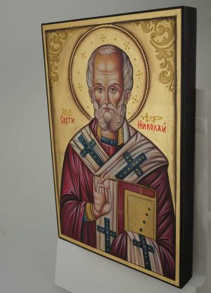 st nicholas icon hand painted orthodox