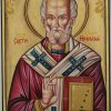 st nicholas icon hand painted orthodox