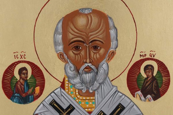 st nicholas the miracle worker icon hand painted orthodox