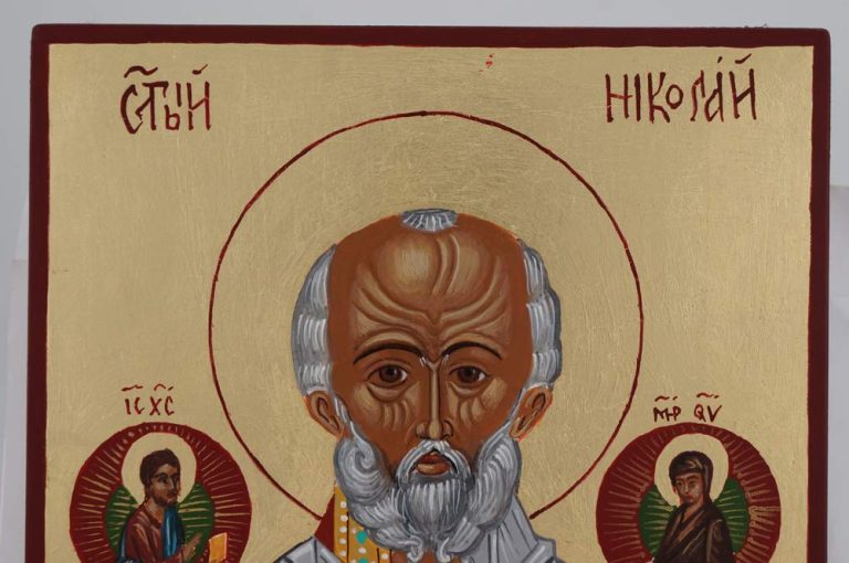St Nicholas the Miracle Worker Orthodox Icon - BlessedMart