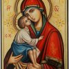theotokos sweet loving icon hand painted orthodox
