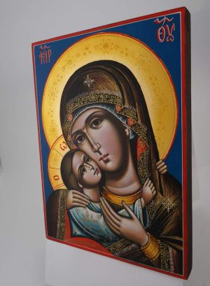 theotokos tenderness icon (rila monastery) hand painted orthodox