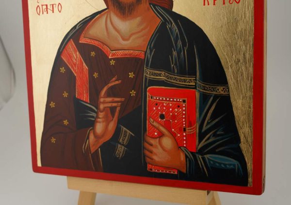 christ pantocrator icon hand painted orthodox