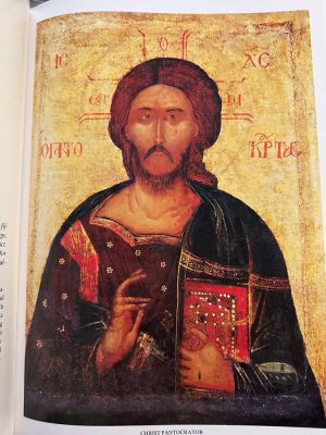 christ pantocrator icon hand painted orthodox