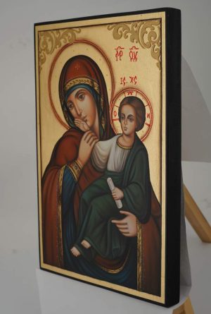 panagia paramythia icon hand painted orthodox