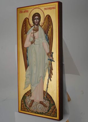 angel of god icon hand painted orthodox