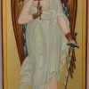 angel of god icon hand painted orthodox