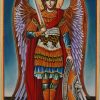 archangel michael icon hand painted orthodox