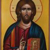 christ pantocrator icon hand painted orthodox