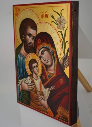 holy family icon hand painted orthodox