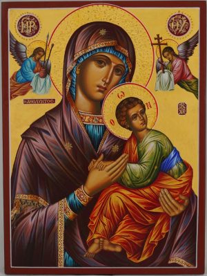 theotokos of the passion hand painted orthodox icon