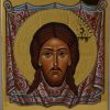 jesus christ holy face icon hand painted