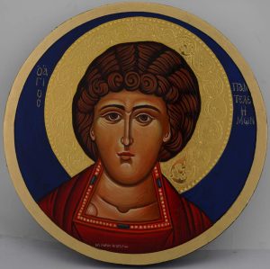 st panteleimon round icon