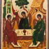 holy trinity icon hand painted orthodox