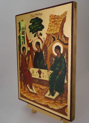 holy trinity icon hand painted orthodox