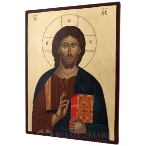jesus christ pantocrator icon (mt athos)