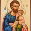 saint joseph icon hand painted orthodox