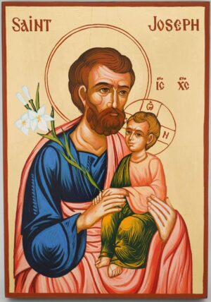 saint joseph icon hand painted orthodox