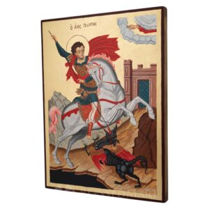 st george slaying the dragon icon