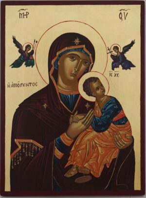 theotokos of the passion icon hand painted orthodox