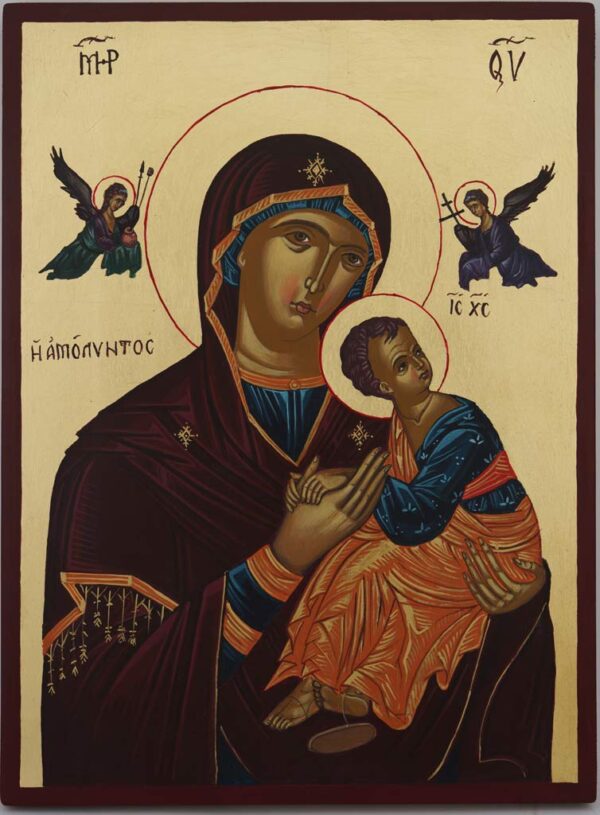 theotokos of the passion icon hand painted orthodox