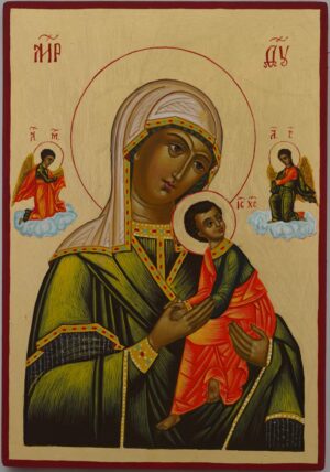theotokos of the passion icon hand painted russian orthodox