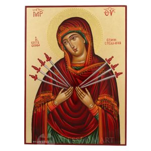 mother of god of the seven arrows icon