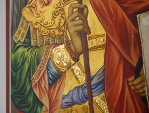 archangel michael icon hand painted orthodox