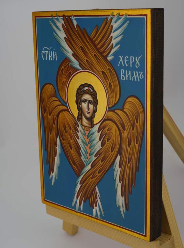 cherub icon hand painted byzantine