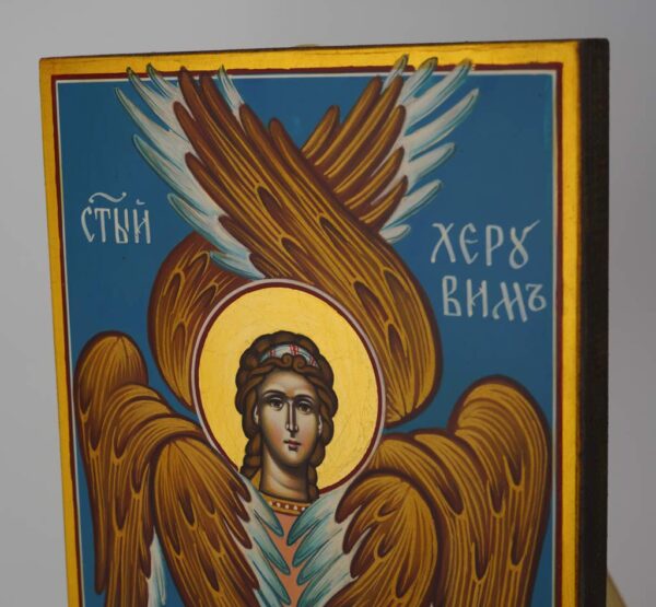 cherub icon hand painted byzantine