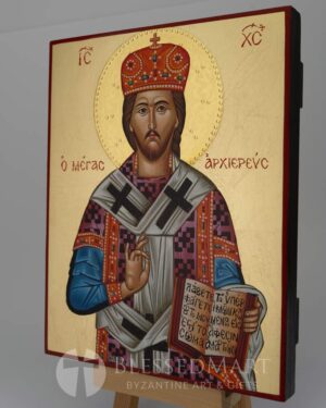 christ the great high priest icon hand painted