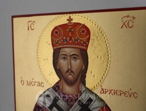 christ the great high priest icon hand painted