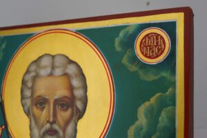 martyr menas of egypt icon hand painted orthodox