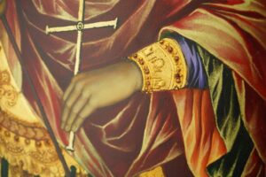 martyr menas of egypt icon hand painted orthodox