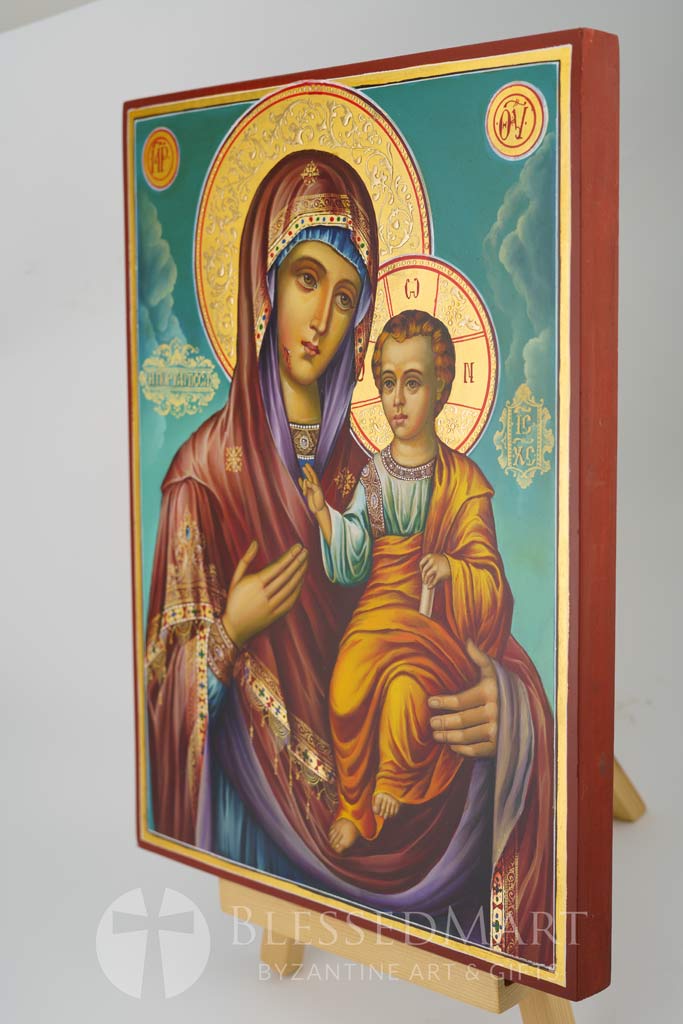 panagia portaitissa icon hand painted orthodox