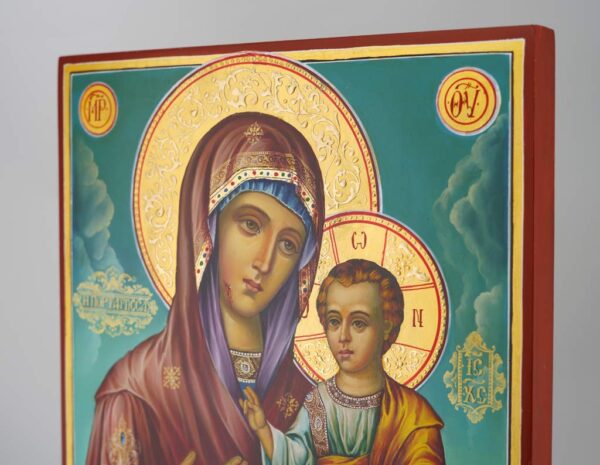 panagia portaitissa icon hand painted orthodox