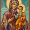 panagia portaitissa icon hand painted orthodox