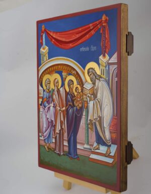 presentation of christ icon hand painted orthodox