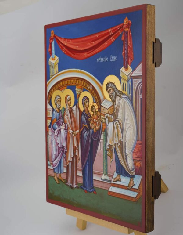 presentation of christ icon hand painted orthodox