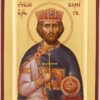 saint tsar boris icon hand painted orthodox
