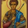 st demetrios icon hand painted orthodox