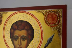 st demetrios icon hand painted orthodox