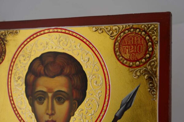 st demetrios icon hand painted orthodox