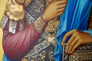 st demetrios icon hand painted orthodox