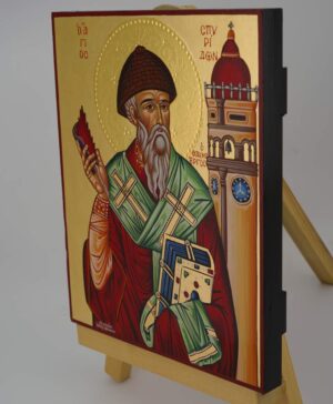 st spyridon icon hand painted orthodox