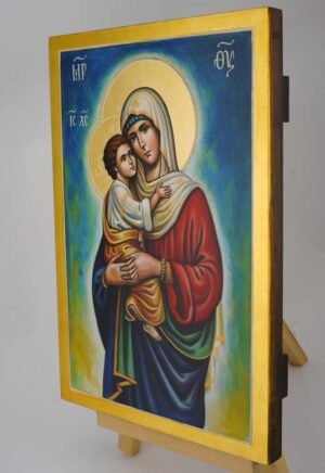 theotokos eleusa icon hand painted orthodox